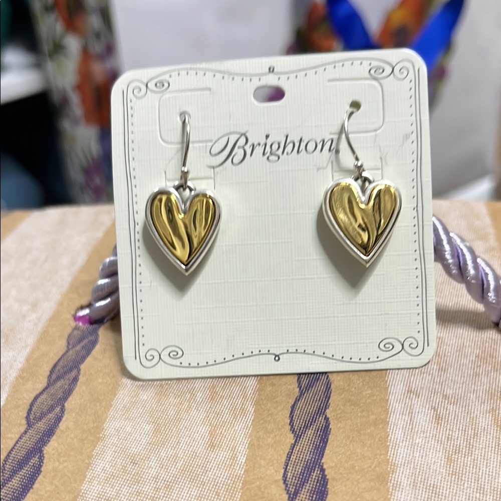Brighton Gold Leaf Drop Earrings